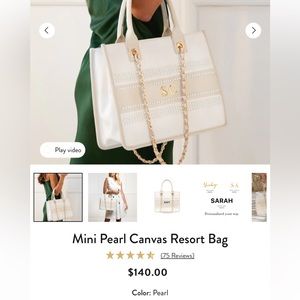 BRAND NEW WITH TAGS “KH” ABBOTT LYON PEARL BAG